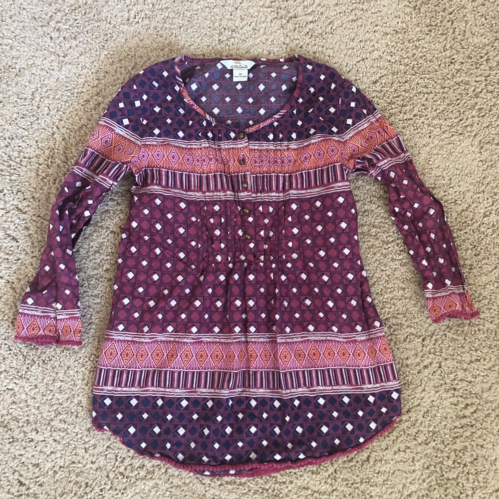 Bob Timberlake multicolored long sleeve top